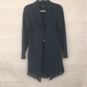 SOFT SURROUNDINGS Boho Fringe Cardigan, Size S